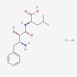 molecular formula C16H25ClN2O4 B1682671 Bestatin hydrochloride CAS No. 65391-42-6