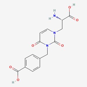 molecular formula C15H15N3O6 B1682674 UBP 282 