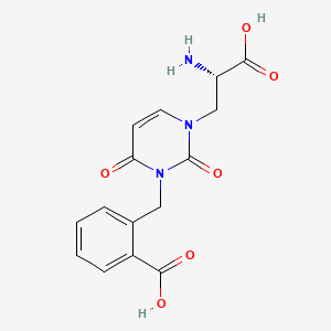 molecular formula C15H15N3O6 B1682675 UBP 302 CAS No. 745055-91-8