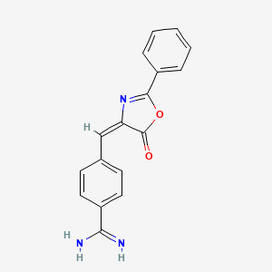 molecular formula C17H13N3O2 B1682689 (E)-UK122 TFA CAS No. 940290-58-4