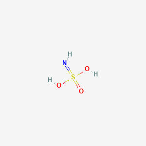 molecular formula H3NO3S<br>NH2SO3H<br>H3NO3S B1682700 Sulfamic acid CAS No. 5329-14-6