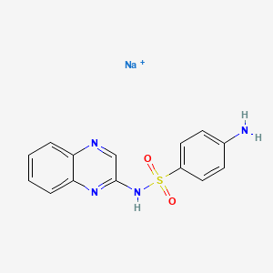 molecular formula C14H12N4O2S B1682707 Sulfaquinoxaline CAS No. 59-40-5