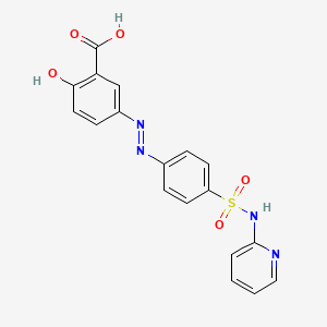 molecular formula C18H14N4O5S B1682708 Sulfasalazine CAS No. 599-79-1