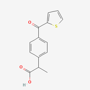 molecular formula C14H12O3S B1682721 Suprofen CAS No. 40828-46-4