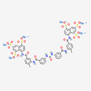 molecular formula C51H34N6Na6O23S6 B1682722 Suramin sodium CAS No. 129-46-4