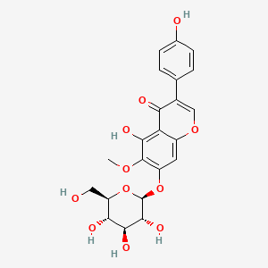 molecular formula C22H22O11 B1682737 泰克托丁 CAS No. 611-40-5
