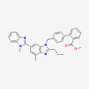 molecular formula C34H32N4O2 B1682740 Telmisartan methyl ester CAS No. 528560-93-2
