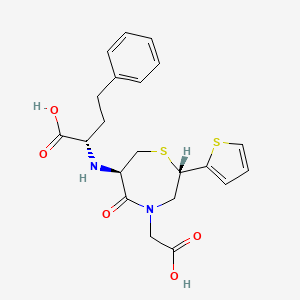 molecular formula C21H24N2O5S2 B1682742 替莫卡普利拉 CAS No. 110221-53-9
