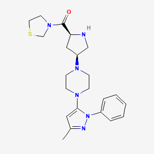molecular formula C22H30N6OS B1682743 Teneligliptin CAS No. 760937-92-6