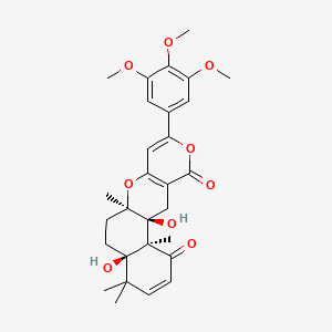 molecular formula C29H34O9 B1682748 Territrem B CAS No. 70407-20-4