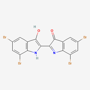 molecular formula C16H6Br4N2O2 B1682750 Vat Blue 4B CAS No. 2475-31-2
