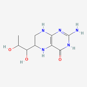 molecular formula C9H15N5O3 B1682763 Tetrahydrobiopterin CAS No. 17528-72-2