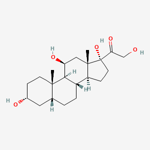 molecular formula C21H34O5 B1682764 Tetrahydrocortisol CAS No. 53-02-1