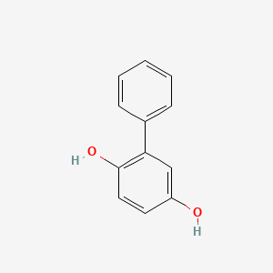 molecular formula C12H10O2 B1682774 Phenylhydroquinone CAS No. 1079-21-6