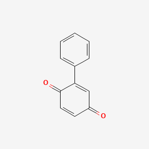 molecular formula C12H8O2 B1682775 Phenyl-p-benzoquinone CAS No. 363-03-1