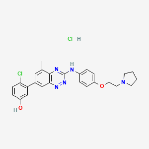 molecular formula C26H27Cl2N5O2 B1682777 TG 100572 Hydrochloride CAS No. 867331-64-4