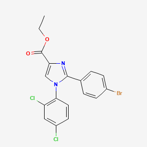 molecular formula C18H13BrCl2N2O2 B1682782 TG 41 CAS No. 850339-33-2