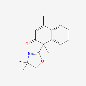 1-(4,4-Dimethyl-4,5-dihydro-oxazol-2-yl)-1,4-dimethyl-1H-naphthalen-2-one