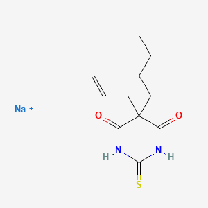 Sodium;5-pentan-2-yl-5-prop-2-enyl-2-sulfanylidene-1,3-diazinane-4,6-dione
