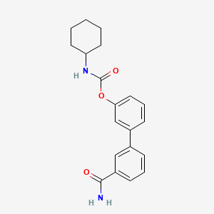 3'-Carbamoyl-[1,1'-biphenyl]-3-yl cyclohexylcarbamate