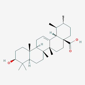molecular formula C30H48O3 B1682810 Urs-12-en-28-oic acid, 3-hydroxy-, (3beta)- CAS No. 77-52-1