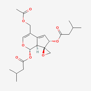 molecular formula C22H30O8 B1682818 Valtrate CAS No. 18296-44-1