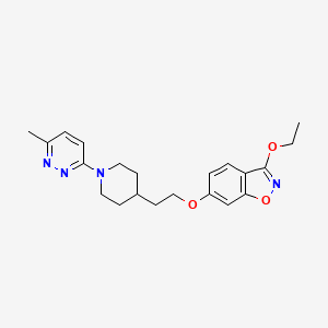 molecular formula C21H26N4O3 B1682827 Vapendavir CAS No. 439085-51-5