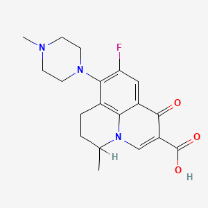 molecular formula C19H22FN3O3 B1682832 Vebufloxacin CAS No. 79644-90-9