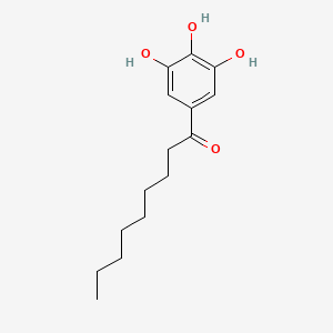 molecular formula C15H22O4 B1682886 1-(3,4,5-Trihydroxyphenyl)nonan-1-one CAS No. 100079-26-3