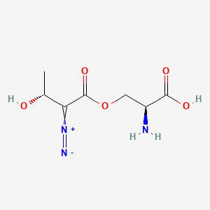 molecular formula C7H11N3O5 B1682894 Thrazarine CAS No. 120128-14-5