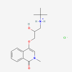 molecular formula C17H25ClN2O3 B1682904 Tilisolol hydrochloride CAS No. 62774-96-3