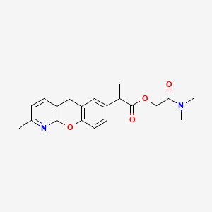 molecular formula C20H22N2O4 B1682905 Tilnoprofen arbamel CAS No. 118635-52-2