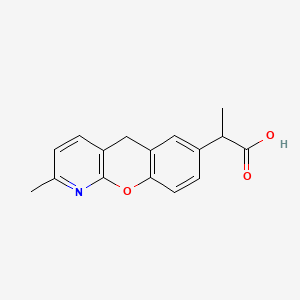 molecular formula C16H15NO3 B1682906 Tilnoprofenic acid CAS No. 52549-42-5