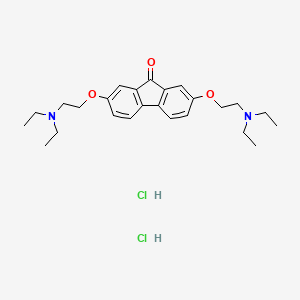 molecular formula C25H36Cl2N2O3 B1682907 Tilorone hydrochloride CAS No. 27591-69-1