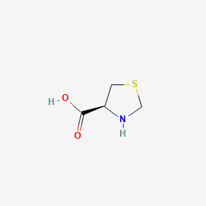 molecular formula C4H7NO2S B1682909 (S)-Thiazolidine-4-carboxylic acid CAS No. 45521-09-3