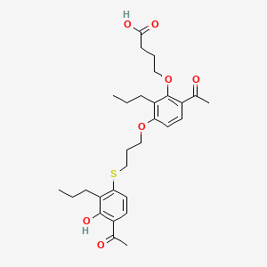 molecular formula C29H38O7S B1682912 Hydroxy Tipelukast-d6 CAS No. 125961-82-2