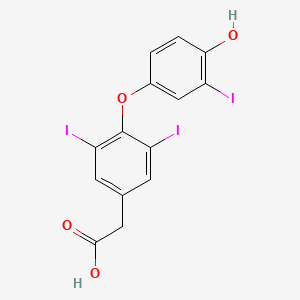 molecular formula C14H9I3O4 B1682914 Tiratricol CAS No. 51-24-1