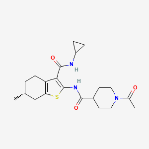 molecular formula C21H29N3O3S B1682916 Tls-IN-5 CAS No. 908510-73-6