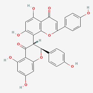 molecular formula C30H20O10 B1682924 Volkensiflavone CAS No. 27542-37-6