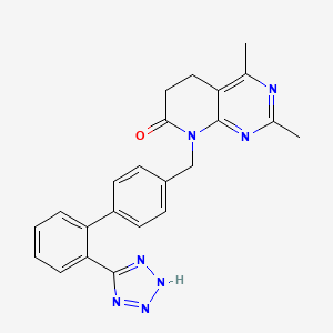 molecular formula C23H21N7O B1682932 Tasosartan CAS No. 145733-36-4