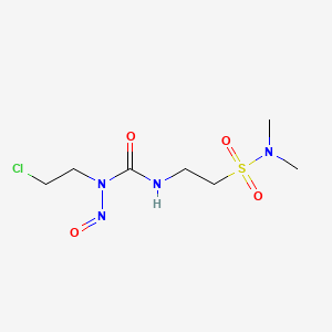 molecular formula C7H15ClN4O4S B1682935 Tauromustine CAS No. 85977-49-7
