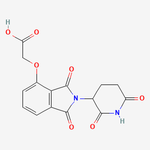 molecular formula C15H12N2O7 B1682943 Thalidomide-O-COOH CAS No. 1061605-21-7