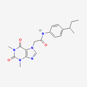 molecular formula C19H23N5O3 B1682950 Chembridge-5861528 CAS No. 332117-28-9