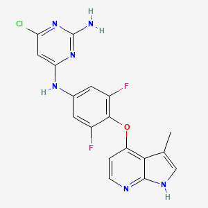 molecular formula C18H13ClF2N6O B1682951 ROCK Inhibitor CAS No. 867017-68-3