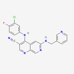 molecular formula C21H14ClFN6 B1682954 Tpl2 Kinase Inhibitor CAS No. 871307-18-5