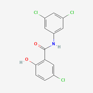 molecular formula C13H8Cl3NO2 B1682955 3',5,5'-Trichlorosalicylanilide CAS No. 106480-60-8