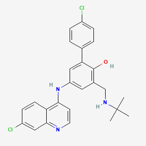 molecular formula C26H25Cl2N3O B1682963 Tebuquine CAS No. 74129-03-6