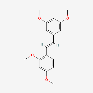 molecular formula C18H20O4 B1682970 2,3',4,5'-Tetramethoxystilbene CAS No. 24144-92-1