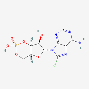 molecular formula C10H11ClN5O6P B1682973 Tocladesine CAS No. 41941-56-4