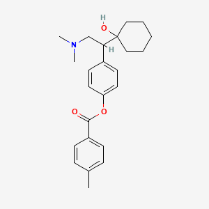 molecular formula C24H31NO3 B1682980 Toludesvenlafaxine CAS No. 916918-80-4